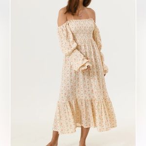 Nothing Fits But Yuki Dress in Orange Poppy